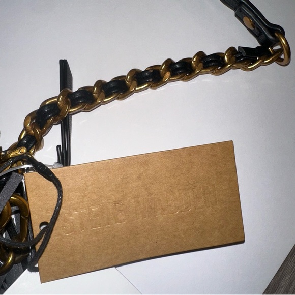 Steve Madden Leopard Print Crossbody Bag with Gold Accents - Picture 3 of 6